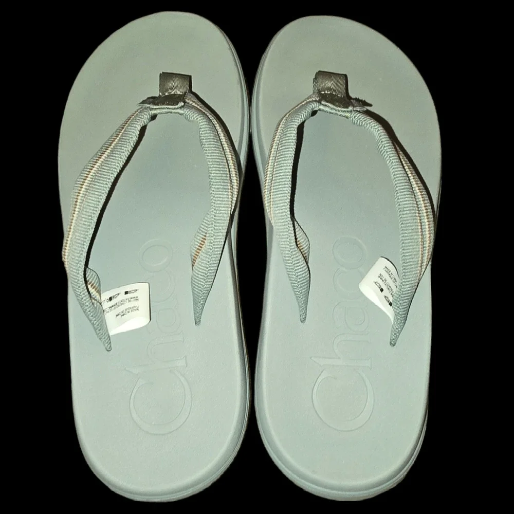 Chaco Women’s Chillos Sadie Flip Flops Mint Green, Size 6